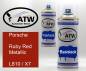 Preview: Porsche, Ruby Red Metallic, L810 / X7: 400ml Sprühdose + 400ml Klarlack - Set, von ATW Autoteile West.
